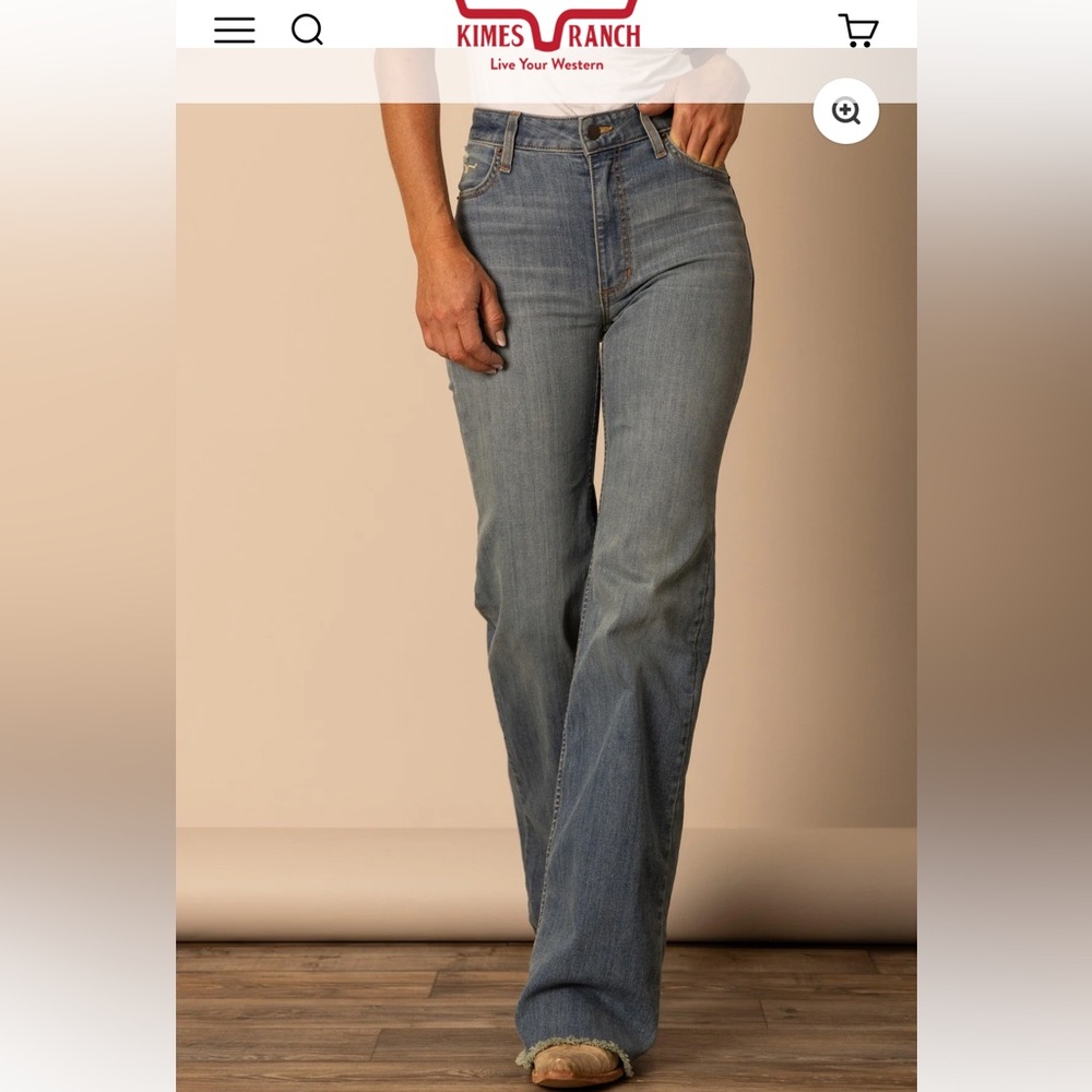 Kimes Ranch Olivia Tag 00/36 actual inseam 33.5